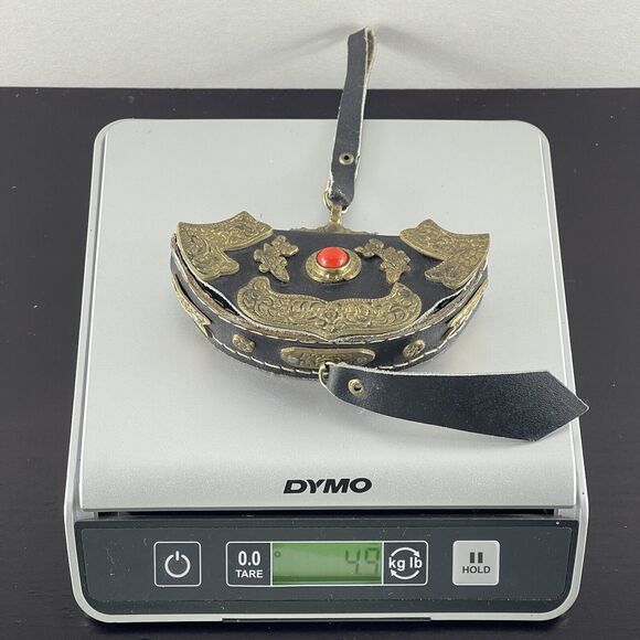 ANTIQUE Tibetan Fire Mecha Match Striker Leather Flint Pouch Purse RARE - Picture 16 of 16